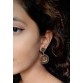 Kiwi shaped earrings
